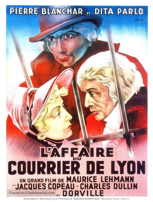 L&#039;affaire du courrier de Lyon - French Movie Poster