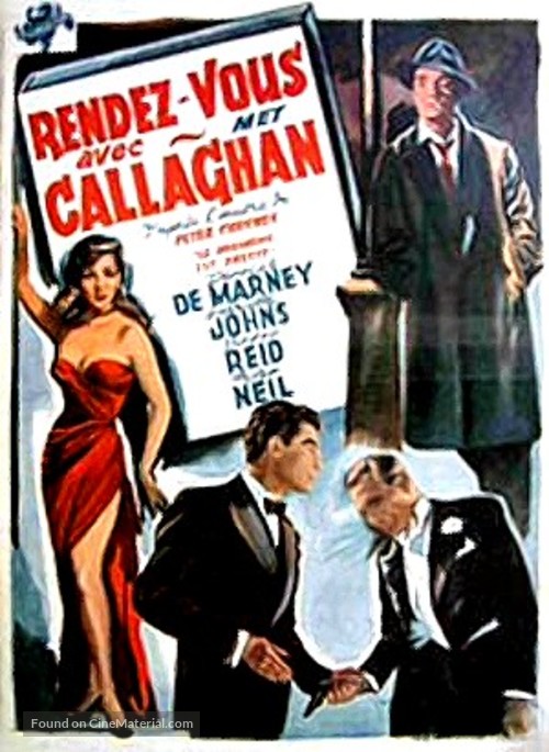 Meet Mr. Callaghan - Belgian Movie Poster
