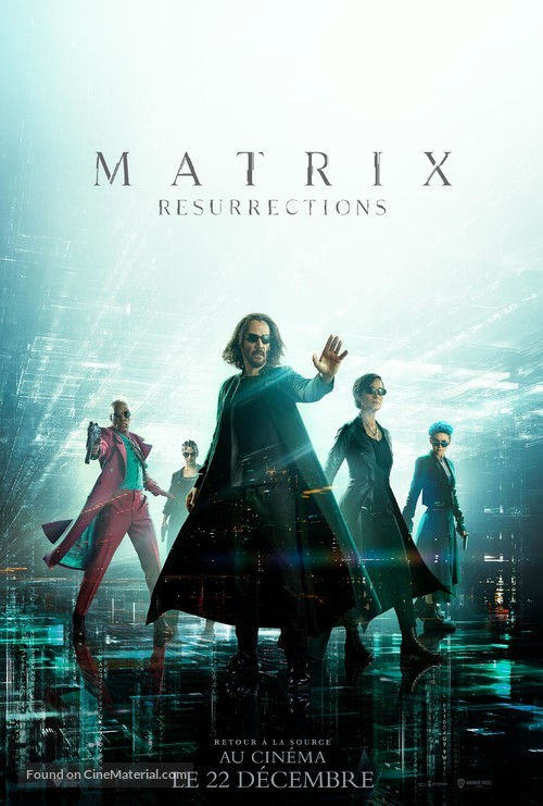 The Matrix Resurrections - French Movie Poster