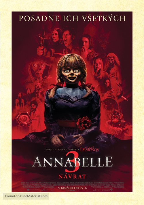 Annabelle Comes Home - Slovak Movie Poster