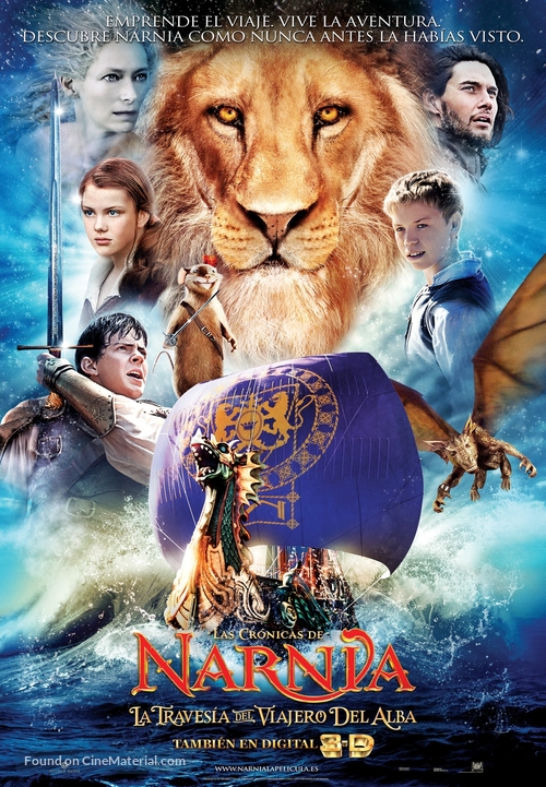 The Chronicles of Narnia: The Voyage of the Dawn Treader - Spanish Movie Poster