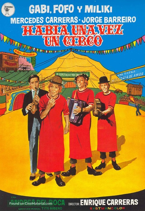Hab&iacute;a una vez un circo - Spanish Movie Poster