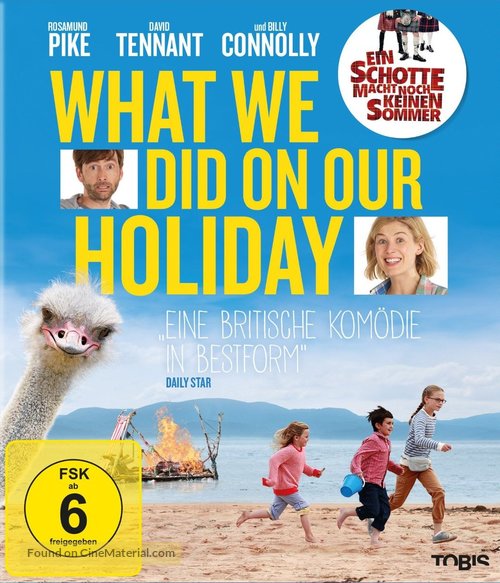 What We Did on Our Holiday - German Blu-Ray movie cover