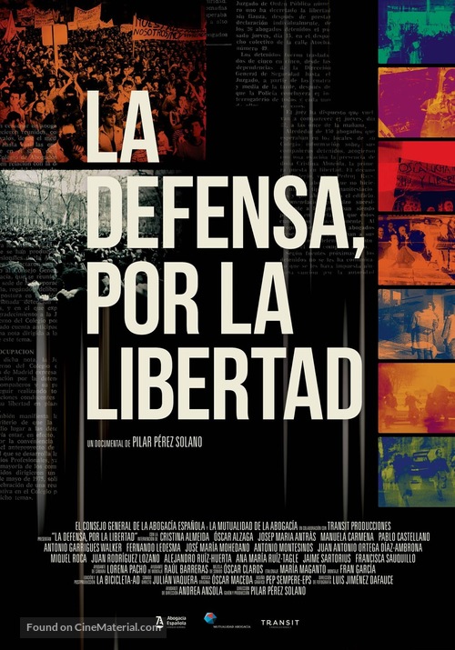 La defensa, por la libertad - Spanish Movie Poster