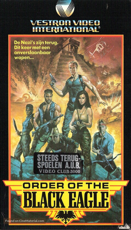 The Order of the Black Eagle - VHS movie cover