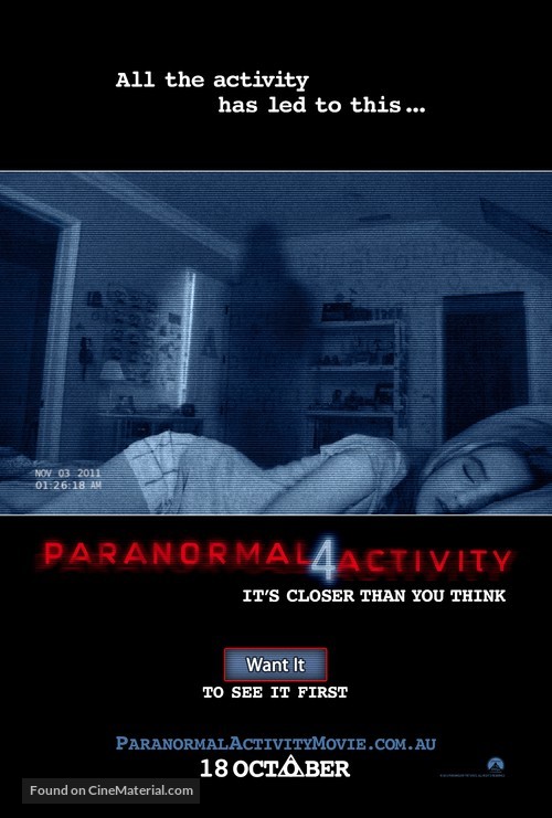 Paranormal Activity 4 - Movie Poster
