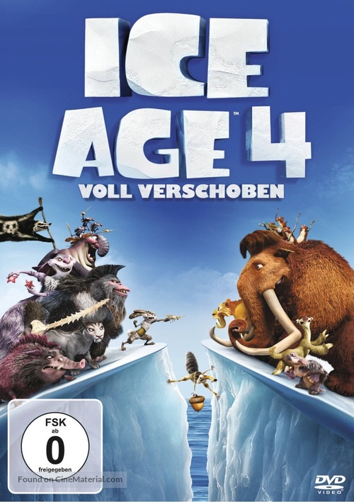 Ice Age: Continental Drift - German DVD movie cover