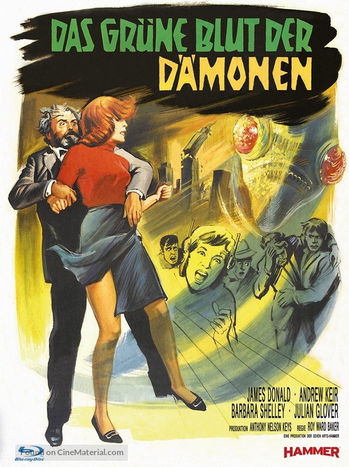 Quatermass and the Pit - German Blu-Ray movie cover