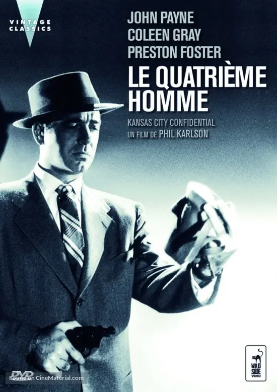 Kansas City Confidential - French DVD movie cover