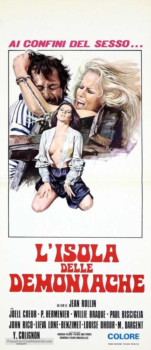 Les d&egrave;moniaques - Italian Movie Poster