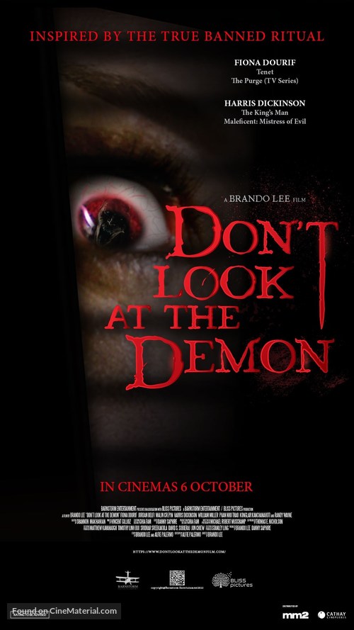 Don&#039;t Look at the Demon - Singaporean Movie Poster