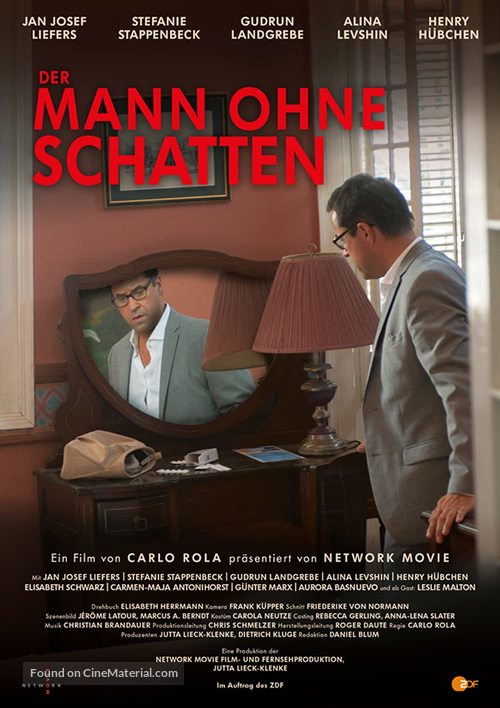 Der Mann ohne Schatten - German Movie Poster