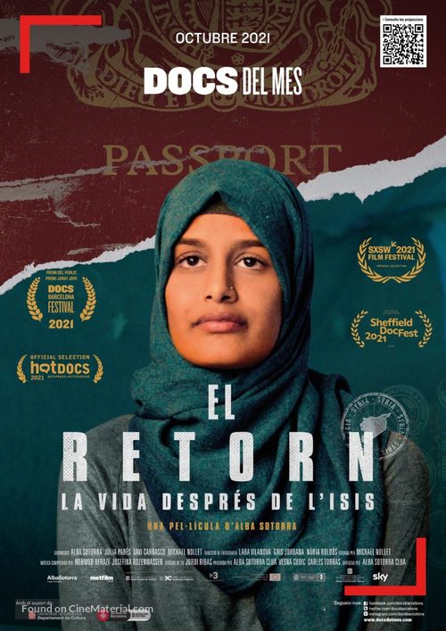 The Return: Life After ISIS - Andorran Movie Poster