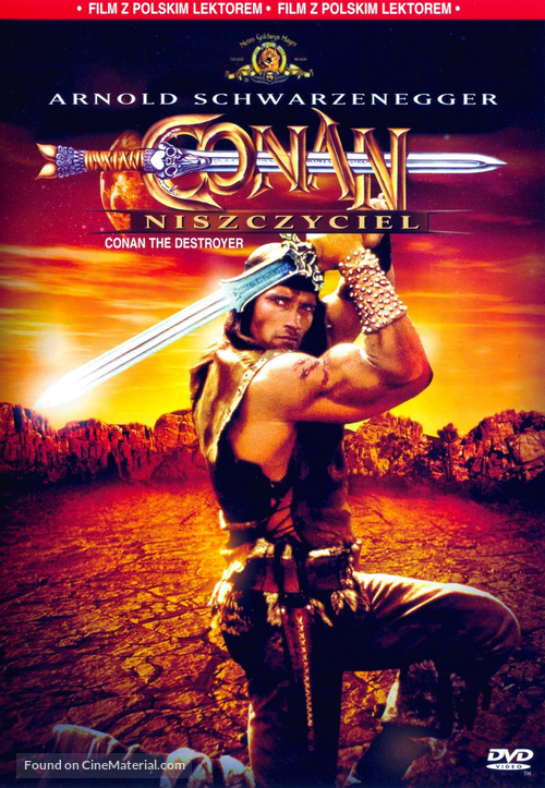 Conan The Destroyer - Polish Movie Cover