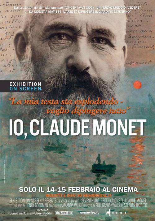 I, Claude Monet - Italian Movie Poster