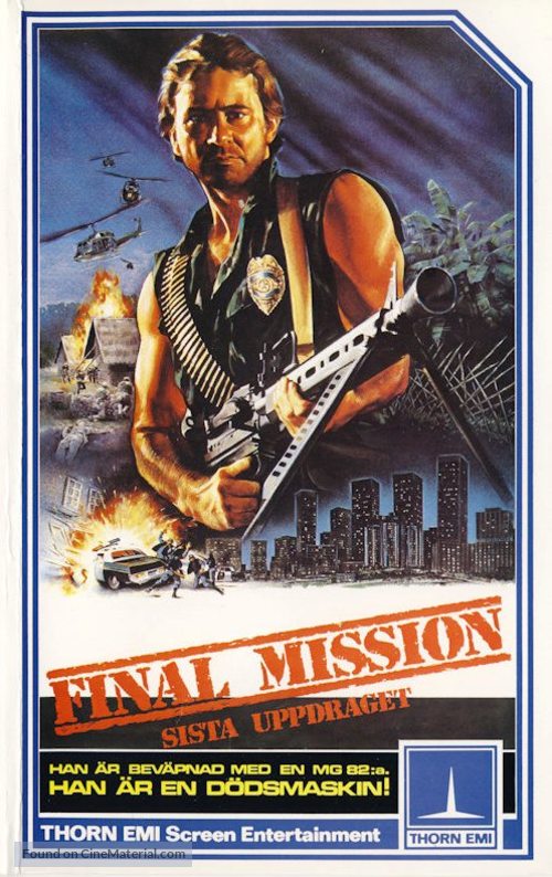 Final Mission (1984) Swedish movie cover