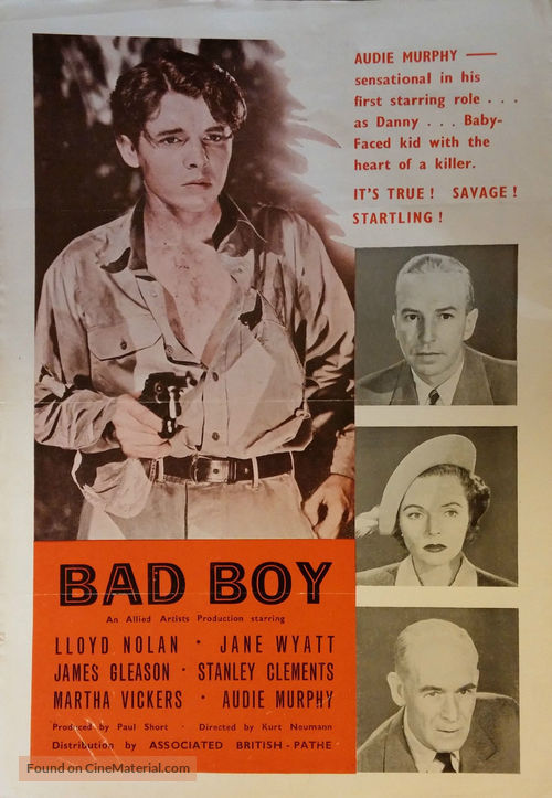 Bad Boy - British Movie Poster