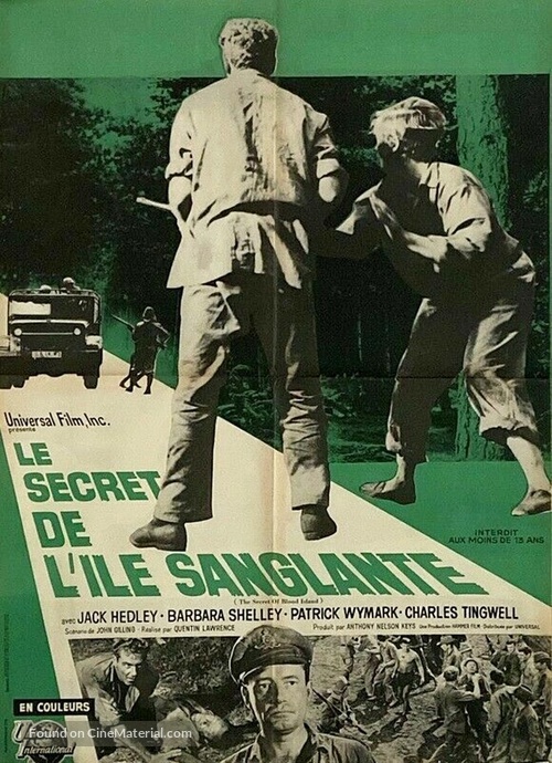 The Secret of Blood Island - French Movie Poster