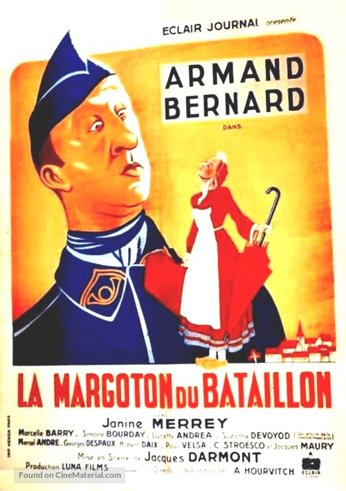 La margoton du bataillon - French Movie Poster