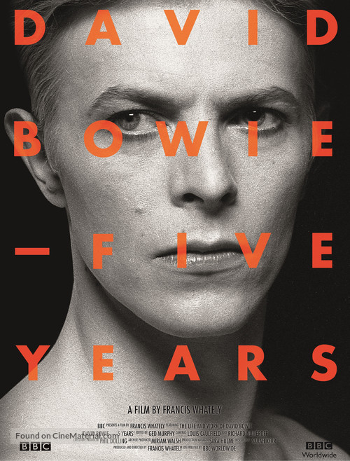 David Bowie: Five Years - British Movie Poster