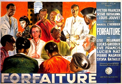Forfaiture - French Movie Poster