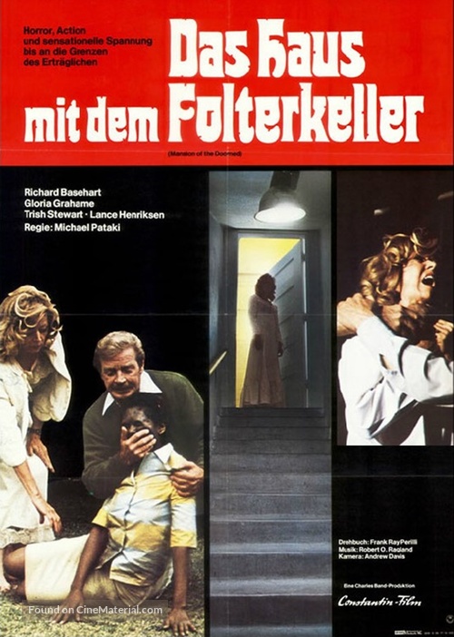 Mansion of the Doomed - German Movie Poster