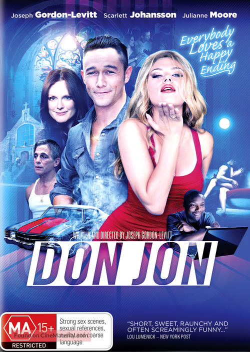Don Jon - Australian DVD movie cover