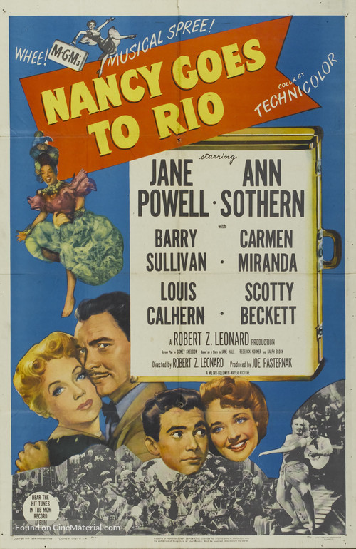 Nancy Goes to Rio - Movie Poster