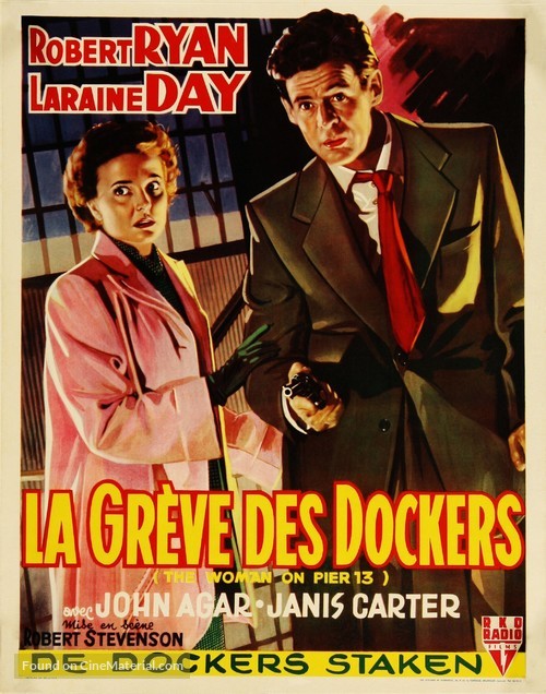 The Woman on Pier 13 - Belgian Movie Poster