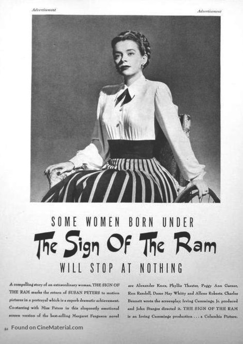 The Sign of the Ram - poster