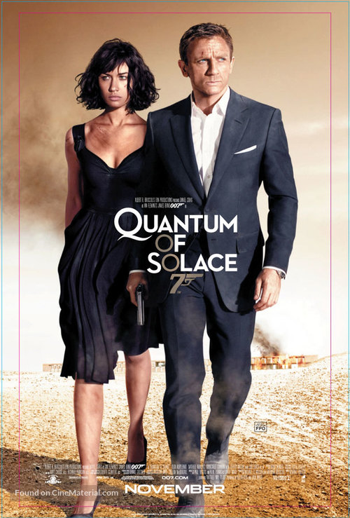 Quantum of Solace - Norwegian Movie Poster