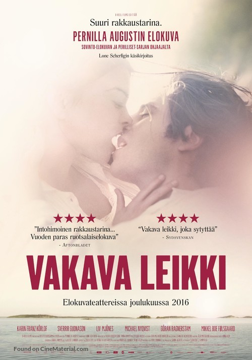 Den allvarsamma leken - Finnish Movie Poster