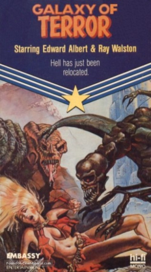 Galaxy of Terror - VHS movie cover