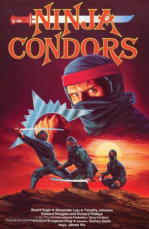 Ninjas, Condors 13 - German DVD movie cover