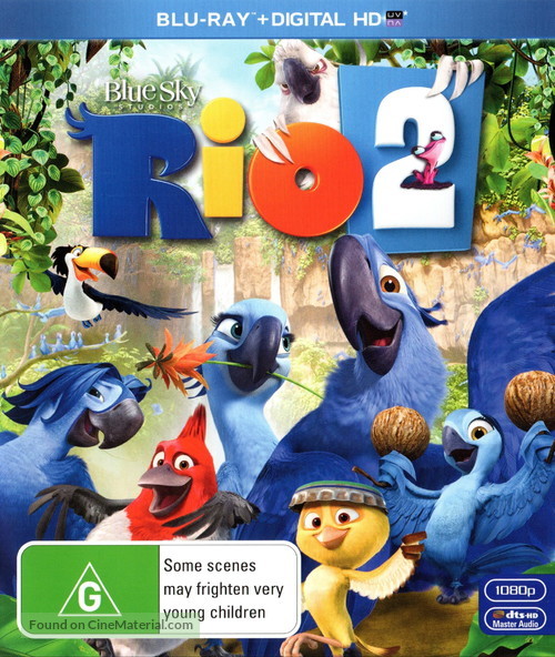 Rio 2 - Australian Blu-Ray movie cover