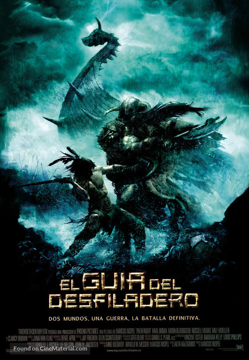 Pathfinder - Spanish Movie Poster