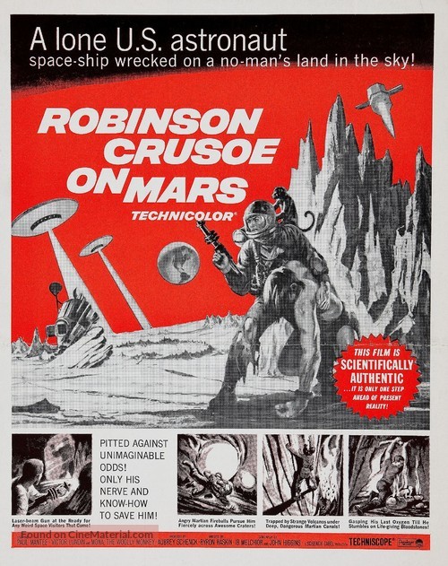 Robinson Crusoe on Mars - Movie Poster