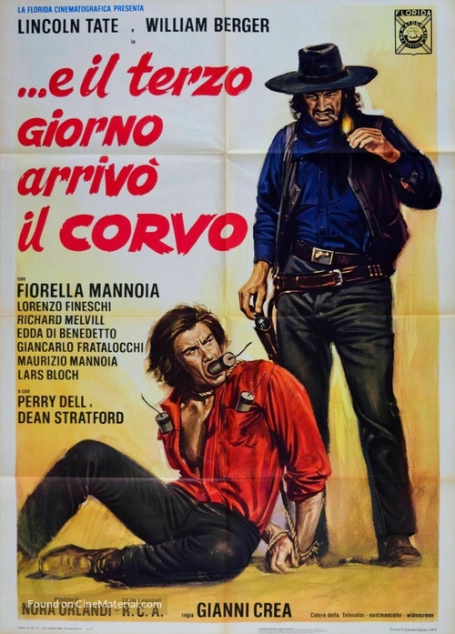 ...E il terzo giorno arriv&ograve; il corvo - Italian Movie Poster