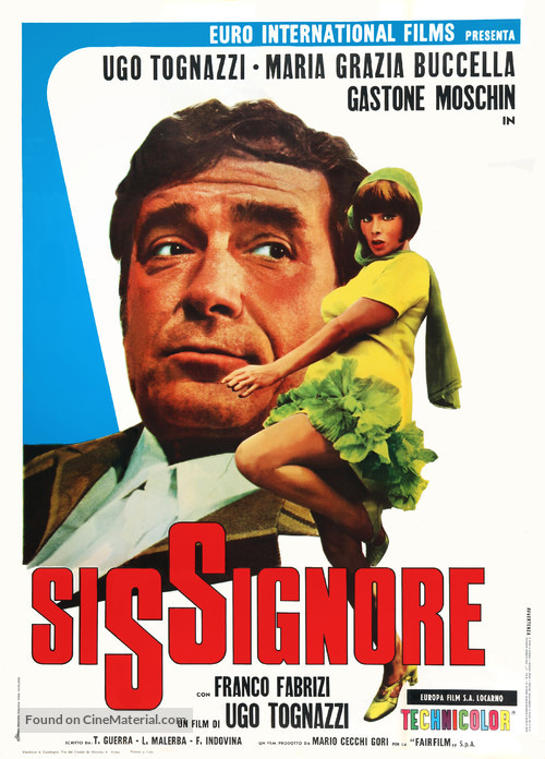 Sissignore - Italian Movie Poster