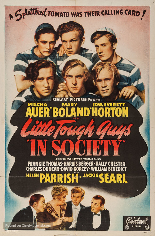 Little Tough Guys in Society - Re-release movie poster