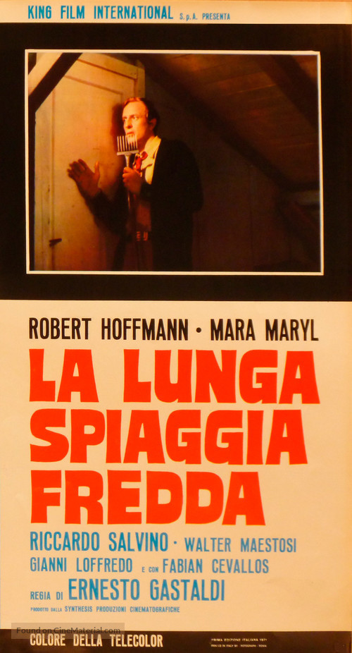 La lunga spiaggia fredda - Italian Movie Poster