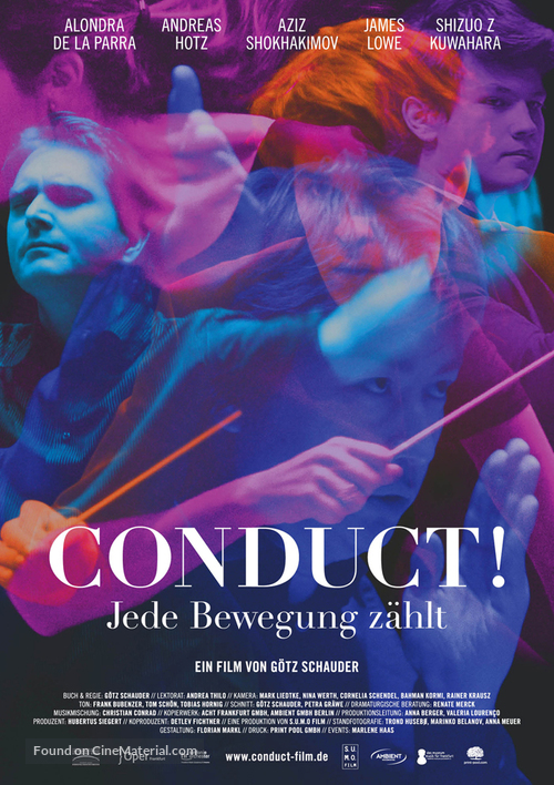 Conduct! Every Move Counts - German Movie Poster