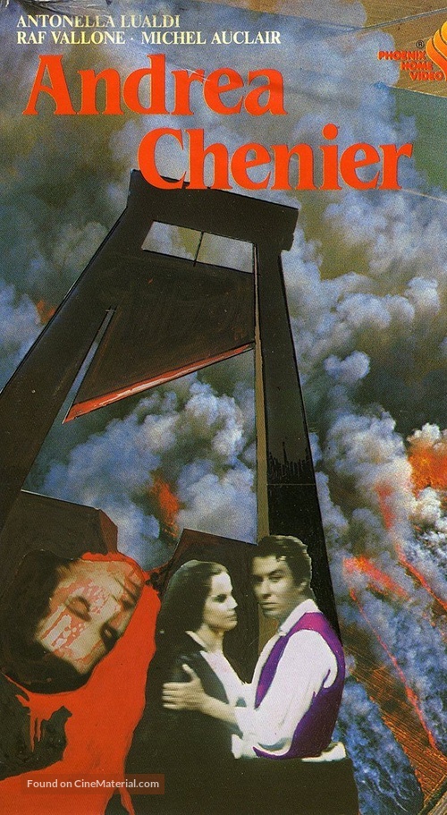 Andrea Ch&eacute;nier - German VHS movie cover