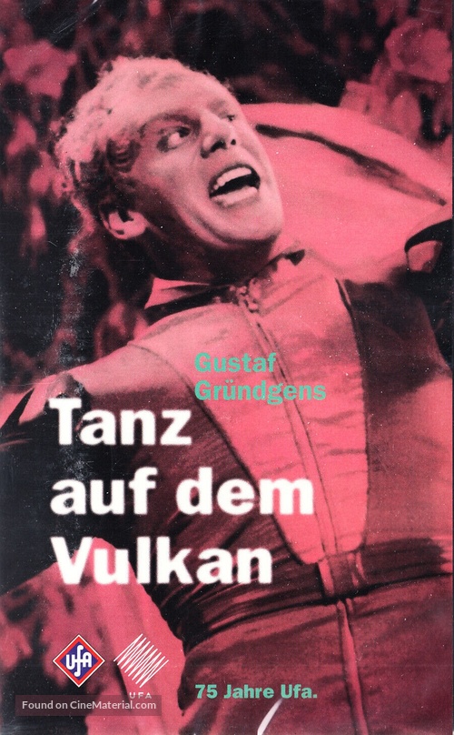 Der Tanz auf dem Vulkan - German VHS movie cover