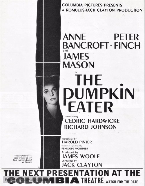 The Pumpkin Eater - poster