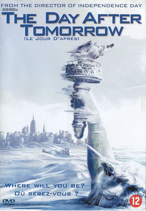 The Day After Tomorrow - Belgian DVD movie cover