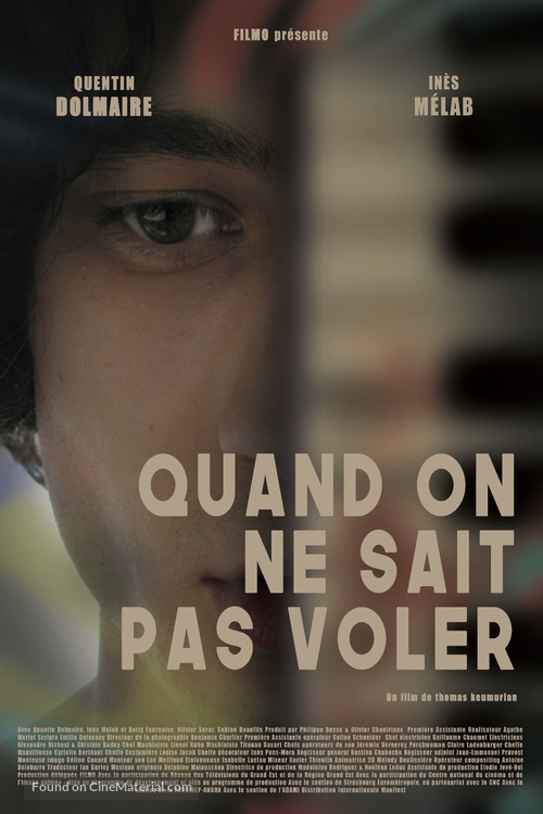 Quand on ne sait pas voler - French Movie Poster