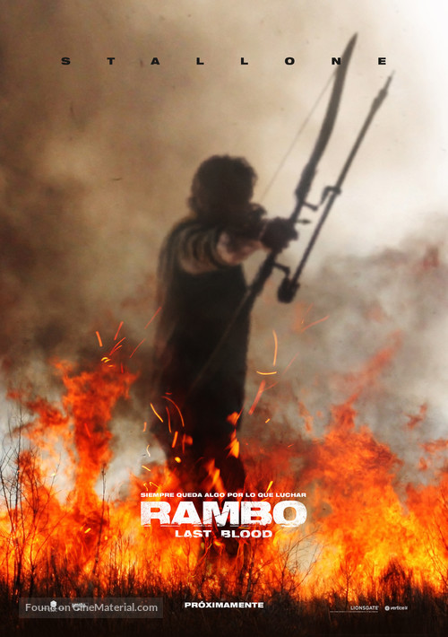 Rambo: Last Blood - Spanish Movie Poster