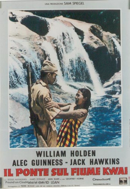 The Bridge on the River Kwai - Italian Movie Poster