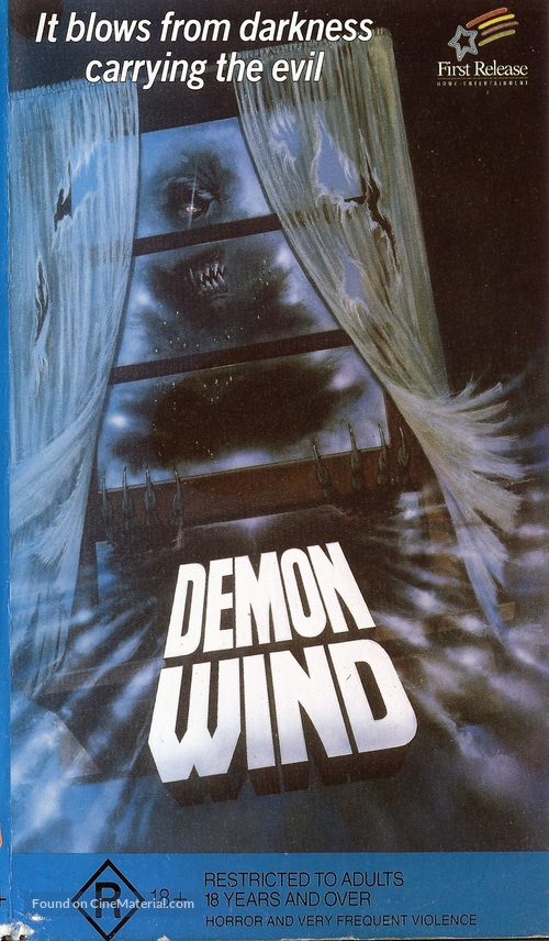 Demon Wind - Australian VHS movie cover